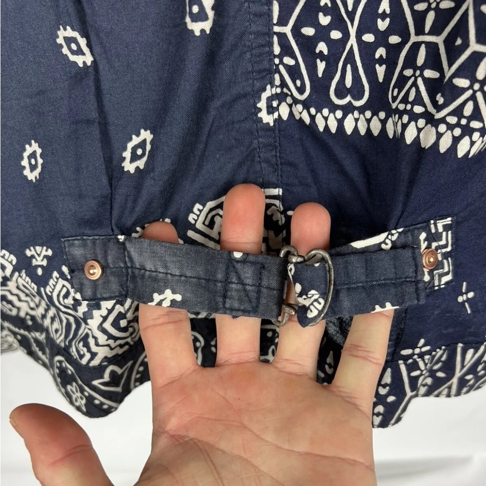 Kapital Kountry Remake Bandana Patchwork Trucker Jacket Men’s 4 Navy/Indigo - Picture 7 of 10
